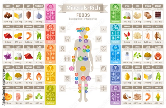 Mineralstoffe im Körper