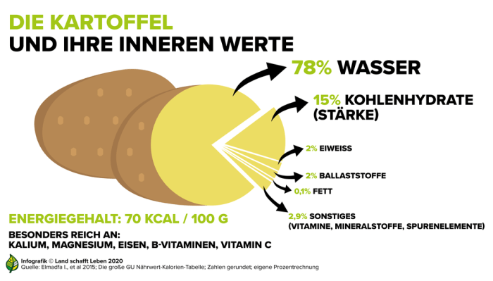 Kartoffel kartoffeln inhaltsstoffe friweika